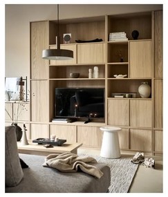 Tavolo TV modulare in rovere naturale 110x44 cm Modulair - vtwonen