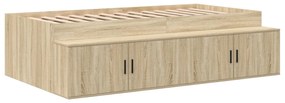 Rete contenitore  rovere sonoma 75x190 cm