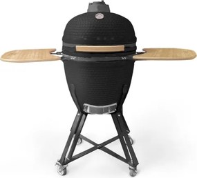 Barbecue A Carbone Kamado Fuji 54 cm Con Supporto E Ripiani Laterali
