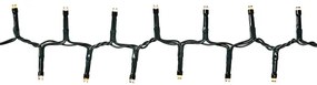 Nedis CLCC400 - Catena natalizia LED da esterno 400xLED/7 funzioni 11m IP44 bianco caldo