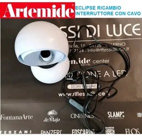 Artemide ricambio eclisse cavo con interruttore e spina
