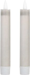 Eglo 422223 - SET 2x LED Candele ANTANABE LED/1xAAA 15 cm grigio