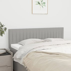 Testiere 2 Pz Grigio Chiaro 72x5x78/88 Cm İn Tessuto /
