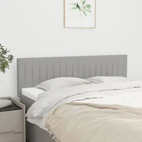 Testiere 2 Pz Grigio Chiaro 72x5x78/88 Cm İn Tessuto /