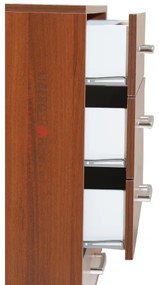 Cassettiera Grande con 6 cassetti H118 NOCE