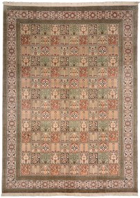 Cashmere Silk Tappeto 250x330 Beige (Indian) Annodato A Mano