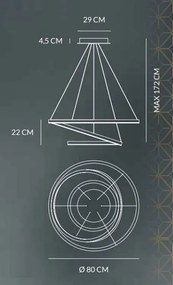 Hurricane dimmerabile 105w 5140lm 3000k