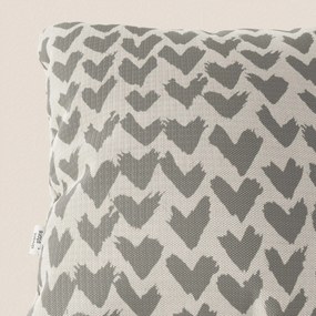 Arrow cuscini geometrici disponibile in diversi colori realizzato in tessuto Idrorepellente grigio
