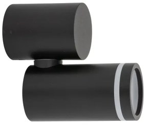 Faretto da parete JET SET 1xGU10/10W/230V nero