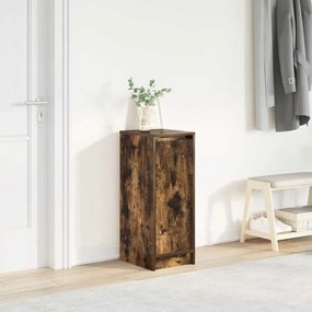 Scarpiera Rovere Fumo 29,5x34x76 Cm İn Legno Multistrato /