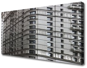 Quadro su tela Case di edifici 100x50 cm