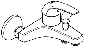 GROHE 23599000 - Miscelatore per vasca da bagno EUROSMART DN 15, cromo lucido