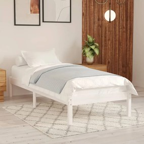 Giroletto Bianco İn Legno Massello Di Pino 90x200 Cm /