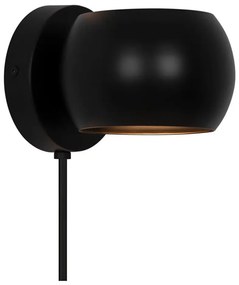 Nordlux - Faretto da parete orientabile BELIR 1xG9/5W/230V nero