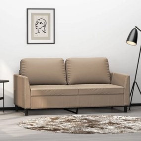 Divano A 2 Posti Cappuccino 140 Cm İn Similpelle /