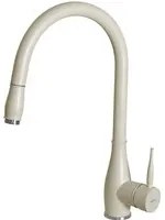 Rubinetto Miscelatore Cucina Elleci Neva Granitek Bianco Antico MGKNEV62