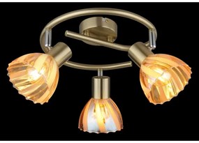 Globo 54315M-3 - Faretto ZACHERY 3xE14/40W/230V oro
