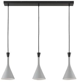 Lindby - Flynn 3 Lampada a Sospensione Calcestruzzo Lindby