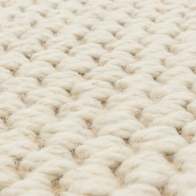 Tappeto in misto lana bifacciale e tessuto a mano color crema 160x240 cm Korra Double Loop - Asiatic Carpets