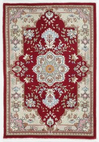 Tabriz Tappeto 90x60 (Iran) Annodato A Mano