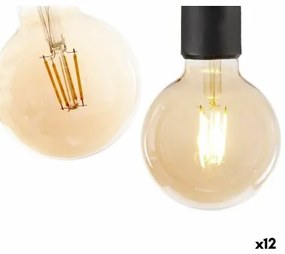 Lampadina LED Vintage E27 Trasparente 4 W 9,5 x 14 x 9,5 cm (12 Unità)