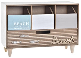 Scatola-Portagioie DKD Home Decor Legno Spiaggia (34 x 14 x 24 cm)