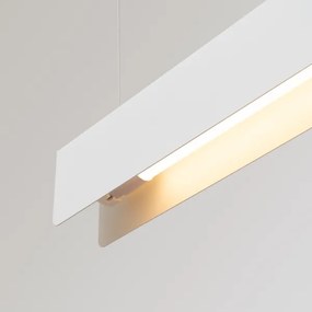 Sollux SL.1394 - Lampadario LED a sospensione con filo SPARK 1xG13/8,5W/230V bianco