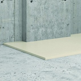 Piatto doccia 160x70 effetto pietra avorio crema - KAMALU