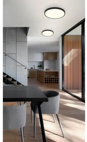 Globo 41566-15S - Plafoniera LED NIELSEN LED/15W/230V diametro 23 cm nero