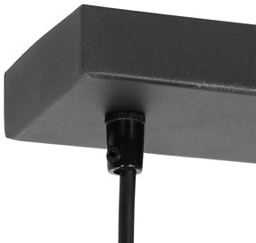 Lampada a sospensione moderna nera 5 luci - Jeana