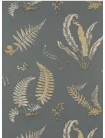 GP & J Baker Carta da parati Ferns - Charcoal/ Bronze