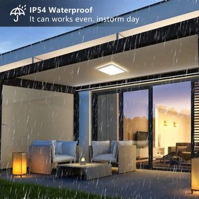 Brilagi - Lampada LED da bagno ULTRA SLIM LED/24W/230V 42x42 cm bianco IP54