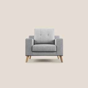 Danish poltroncina in tessuto morbido impermeabile T02 grigio chiaro