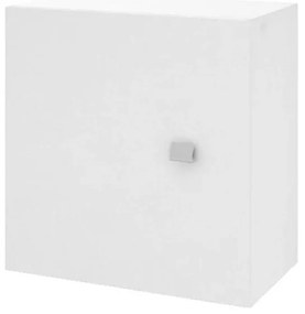 Pensile bagno 45 cm bianco lucido anta reversibile