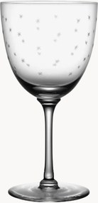 Set di 6 bicchieri da vino in cristallo soffiato Stars