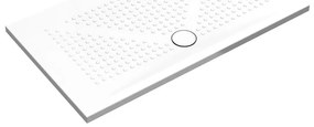 Piatto doccia in ceramica PUNTO bianco L 140 x L 80 x H 3.5 cm opaco