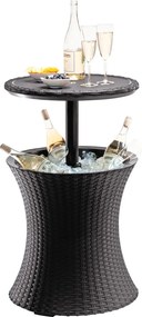 Tavolo da giardino rotondo con vaschetta per il ghiaccio 49,5x49,5 cm Cool - Keter