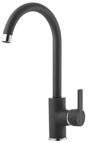 ALVEUS 1129052 - Rubinetto per lavello TONIA 34 cm granito/nero