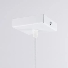Sollux SL.1312 - Lampadario a sospensione con filo ARIES 1xE27/15W/230V faggio/bianco