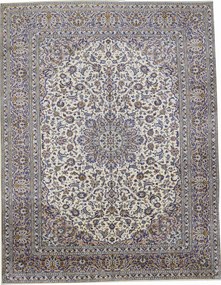 Kashan Tappeto 310x400 Marrone (Iran) Annodato A Mano