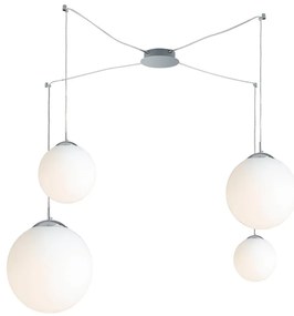 Lampadario Sospensione City Class Colore Bianco 4xE27 max 60W