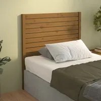 Testiera per Letto Miele 106x4x100 cm in Legno Massello di Pino cod 9932