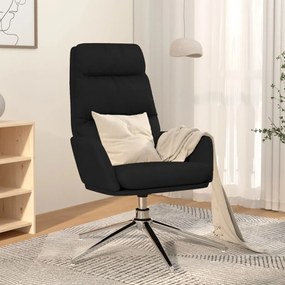 Sedia Relax Nera İn Tessuto /