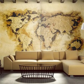 Fotomurale  Mappa dei cercatori d'oro  Colore Nero, Dimensioni e Misure 450x270