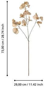 Eglo 428372 - Fiore artificiale ETAYA 73 cm beige
