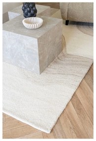 Tappeto in lana color crema tessuto a mano 160x230 cm Surat - House Nordic