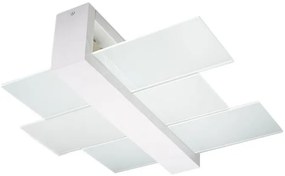 Plafoniera da Soffitto in Legno e Vetro 2xE27 FENIKS 2 da Interno