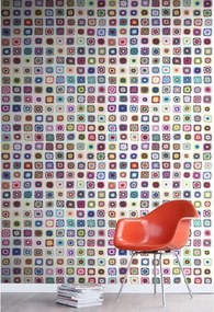 Fotomurale ESTA Uncinetto, Multicolor 93X280 cm