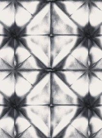 Rebel Walls Carta da parati Tie Dye Kaleidoscope - Dark Blue