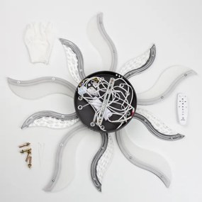 Brilagi - Lampadario a plafone LED dimmerabile TWIST LED/65W/230V 3000-6500K nero + +TC